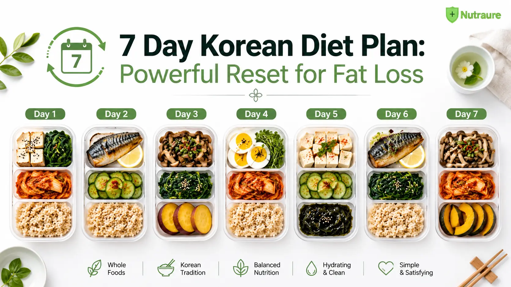 7 Day Korean Diet Plan Powerful Reset for Fat Loss